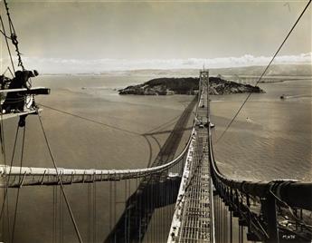 (CALIFORNIA--GOLDEN GATE & BAY BRIDGES) A group of 64 photographs relating to San Franciscos Golden Gate and Bay Bridges.